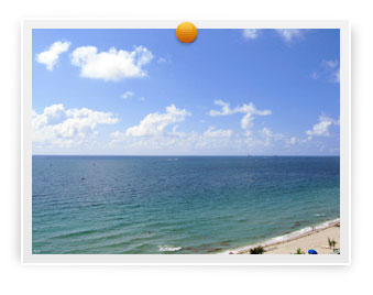 Fort Lauderdale Vacation Rental right on the beach.