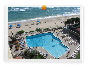 Ocean front pool.